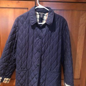 Brooks Brothers Quilted Plaid Lined Jacket